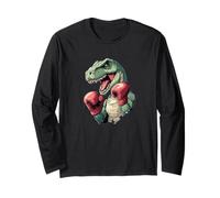 Boxer Jurassic pour les fans de dinosaures et de gants de boxe Manche Longue