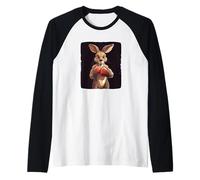 Boxer kangourou joyeux pour un punch léger Manche Raglan