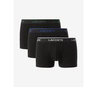 Boxer Lacoste Court Sous-Vêtement noir blanc vert 3 unités - S