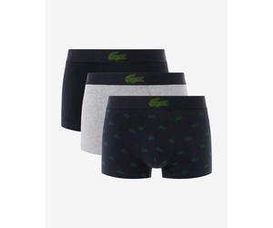 Boxer Lacoste Crocodile Print bleu marine gris vert (3 unités) - M