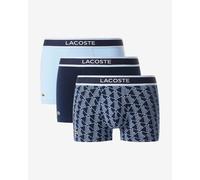 Boxer Lacoste Monogram bleu blanc (3 unités) - XS