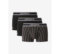 Boxer Lacoste Monogram noir blanc (3 unités) - M