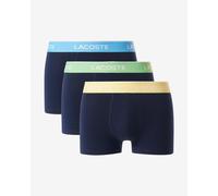 Boxer Lacoste Stretch Coton bleu marine jaune vert (3 unités) - S
