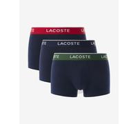 Boxer Lacoste Stretch Coton bleu marine vert rouge (3 unités) - L
