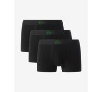 Boxer Lacoste Stretch Coton Crocodile noir pur vert - S