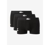 Boxer Lacoste Stretch Coton Logo noir blanc (3 unités) - XL