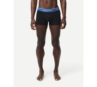 Boxer Lacoste Stretch Coton noir bleu blanc (3 unités) - S