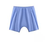 Boxer lavable pour incontinence - Sous-vêtements de protection étanches pour personnes âgées - Réutilisable et absorbant - Protection urinaire pour personnes âgées (bleu, L)