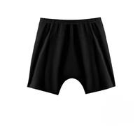 Boxer lavable pour incontinence - Sous-vêtements de protection étanches pour personnes âgées - Réutilisable et absorbant - Protection urinaire pour personnes âgées (noir, taille 2XL)