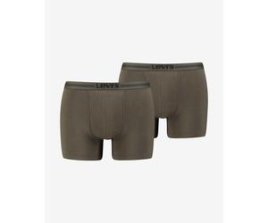 Boxer Levi's Tencel Basic vert kaki (2 unités) - L