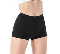 Boxer Menstruel Femme - Short de Nuit - Culotte Menstruelle Taille Haute - Lavable & Réutilisable - Adapté Aux Fuites Urinaires Légères & Postpartum