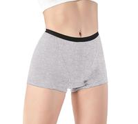 Boxer Menstruel Femme - Short de Nuit - Culotte Menstruelle Taille Haute - Lavable & Réutilisable - Adapté Aux Fuites Urinaires Légères & Postpartum