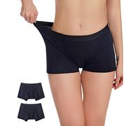 Boxer Menstruel Flux Abondant | shorty menstruelle | culotte menstruelle flux abondant | boxer menstruelle | culotte regle | Boxer postpartum | Fuites urinaire et Incontinence (LOT DE 2, XL)