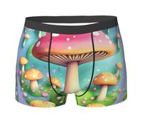 Boxer Merveilleux Petits Champignons Respirants Caleçon Hommes sans Étiquette Calecon M