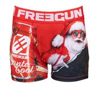 Boxer Microfibre Élastique Imprimé Nöel Avec Coffret Canette Enfant Freegun