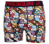 Boxer Microfibre - Simpsons - Collection Officielle Freegun - Taille Enfant garçon 8/10 Ans