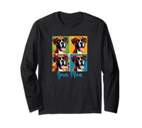 Boxer Mom Pop Art Style Manche Longue