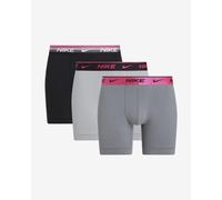 Boxer Nike Brief gris rose noir (3 unités) - XL