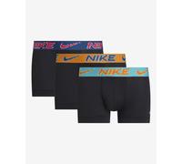 Boxer Nike Trunk Logo noir bleu orange 3 unités - S