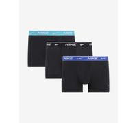 Boxer Nike Trunk noir pur bleu électrique (3 unités) - L