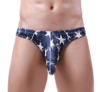 Boxer Noel Homme-Culottes de Mode Masculine Culottes Sexy Ride Up Briefs Underwear Pant (Navy, XL)