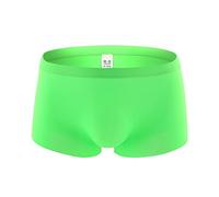 Boxer Noel Homme-Pantalon de sous-vêtement Solide sans décontracté pour Homme Culotte -Mince Confortable (Green, M)