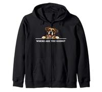 Boxer, où Allez-Vous, Un Chien Heureux, Amical et Positif Sweat à Capuche