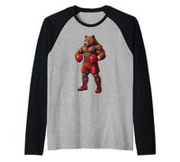 Boxer, Ours Boxeur, Combat, Sport, Gym, vêtements Manche Raglan