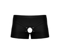 Boxer ouvert cockring noir
