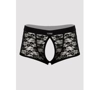 Boxer ouvert dentelle noir XXL