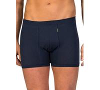 Boxer ouvert - Modèle Helios pour homme - ZD - Coton égyptien - Couleurs disponibles - Tailles disponibles du S au 7XL (grandes tailles), bleu marine, M