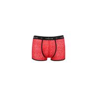 Boxer ouvert Parker léopard rouge