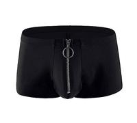 Boxer Personnalisé Homme Boxer Sexy, sous Vetement Mens Culotte Sexy ÉRotique Ouverte Zip Imprimé De Mode Nouveauté Coupe Sport Maison Et Vie Quotidienne Sport