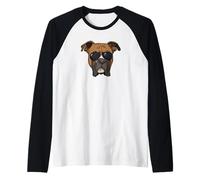 Boxer Portant des Lunettes de Soleil Manche Raglan