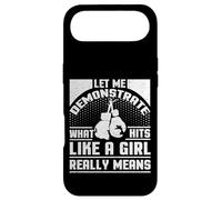 Boxer pour Femme avec Inscription « Hits Like a Girl » Coque pour iPhone Air