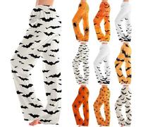 Boxer pour femme en coton avec cordon de serrage - Pantalon de pyjama décontracté et léger - Pantalon de pyjama doux et confortable - Pantalon de nuit, Blanc-B, XL