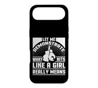 Boxer pour Fille avec Inscription « Hits Like a Girl » Coque pour iPhone Air