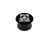Boxer pour Fille avec Inscription « Hits Like a Girl » PopSockets PopGrip Adhésif