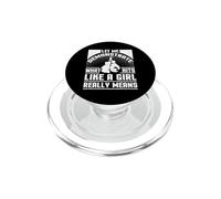 Boxer pour Fille avec Inscription « Hits Like a Girl » PopSockets PopGrip pour MagSafe