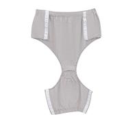 Boxer pour homme ample avec deux côtés, entièrement ouvert, type pâte, pour les patients souffrant de fractures osseuses qui sont alitées, faciles à mettre et à enlever, slip extensible, café, M