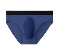 Boxer pour homme avec construction sans couture, tissu doux et léger, parfait pour dormir ou se détendre (3XL, bleu)