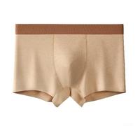 Boxer pour homme en coton respirant avec support de poche - Doux et extensible - Pour un confort quotidien et toute la journée (S A)