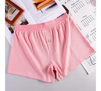 Boxer pour homme fabriqué en coton et élasthanne, profil mi-taille assurant une couverture équilibrée et une facilité de mouvement (2XL, rose)