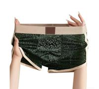 Boxer pour homme Ice Silk Dentelle Transparent L~3XL (Vert L)
