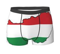 Boxer pour Homme, imprimé Drapeau de la Hongrie, Doux et Confortable