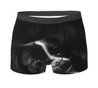 Boxer pour Homme, Motif Chiot Border Collie, Confortable, Doux et Extensible