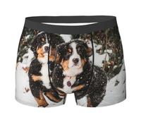 Boxer pour Homme, Motif drôle de Bouvier Bernois, Confortable, Doux et Extensible