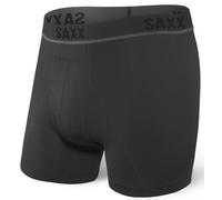 Boxer pour homme Saxx Kinetic Light-Compression Mesh Boxer Brf Blackout M
