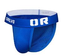 Boxer pour homme, sous-vêtement d'été en maille respirante, confortable, sans ailes, bleu, XL