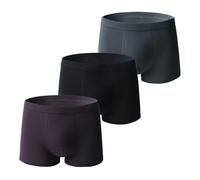 Boxer pour homme ultra absorbant en coton anti-fuite, lavable et réutilisable, 3 pièces-K, L